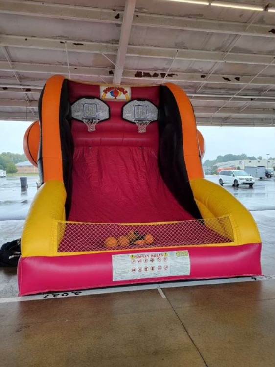 Inflatable Basketball Challenge